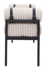 ZUO Barrow Bench Cream