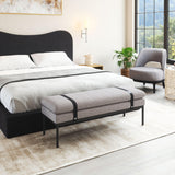 ZUO Padd Bench Gray