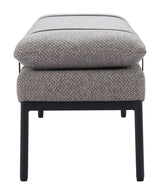 ZUO Padd Bench Gray