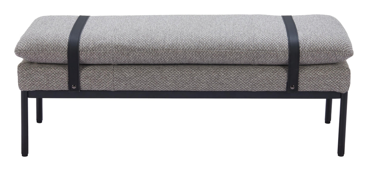 ZUO Padd Bench Gray
