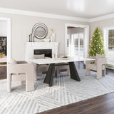 ZUO Inky Dining Table White