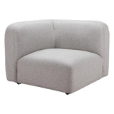 ZUO Biak Corner Chair Gray
