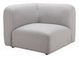 ZUO Biak Corner Chair Gray