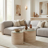 ZUO Biak Corner Chair Gray