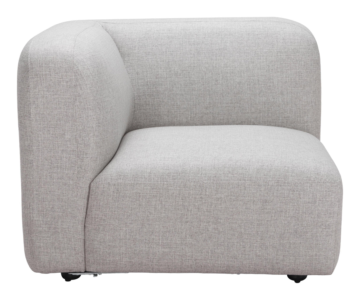 ZUO Biak Corner Chair Gray