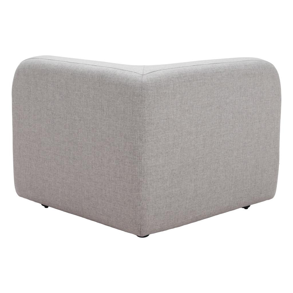 ZUO Biak Corner Chair Gray