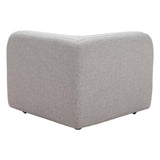 ZUO Biak Corner Chair Gray