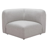 ZUO Biak Corner Chair Gray