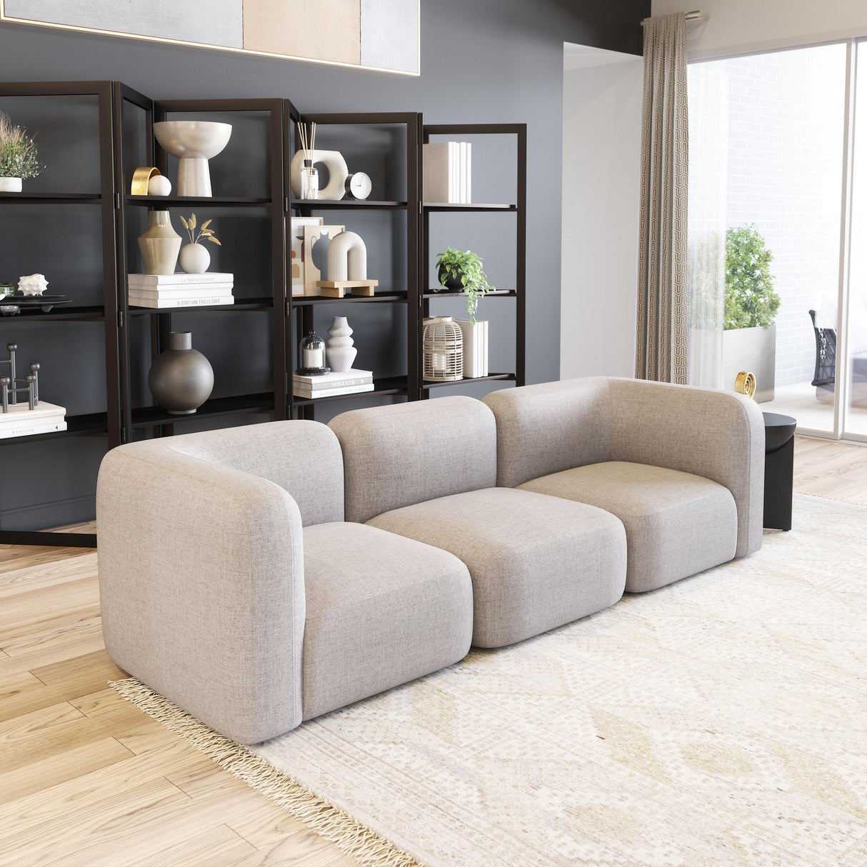 ZUO Biak Middle Chair Gray