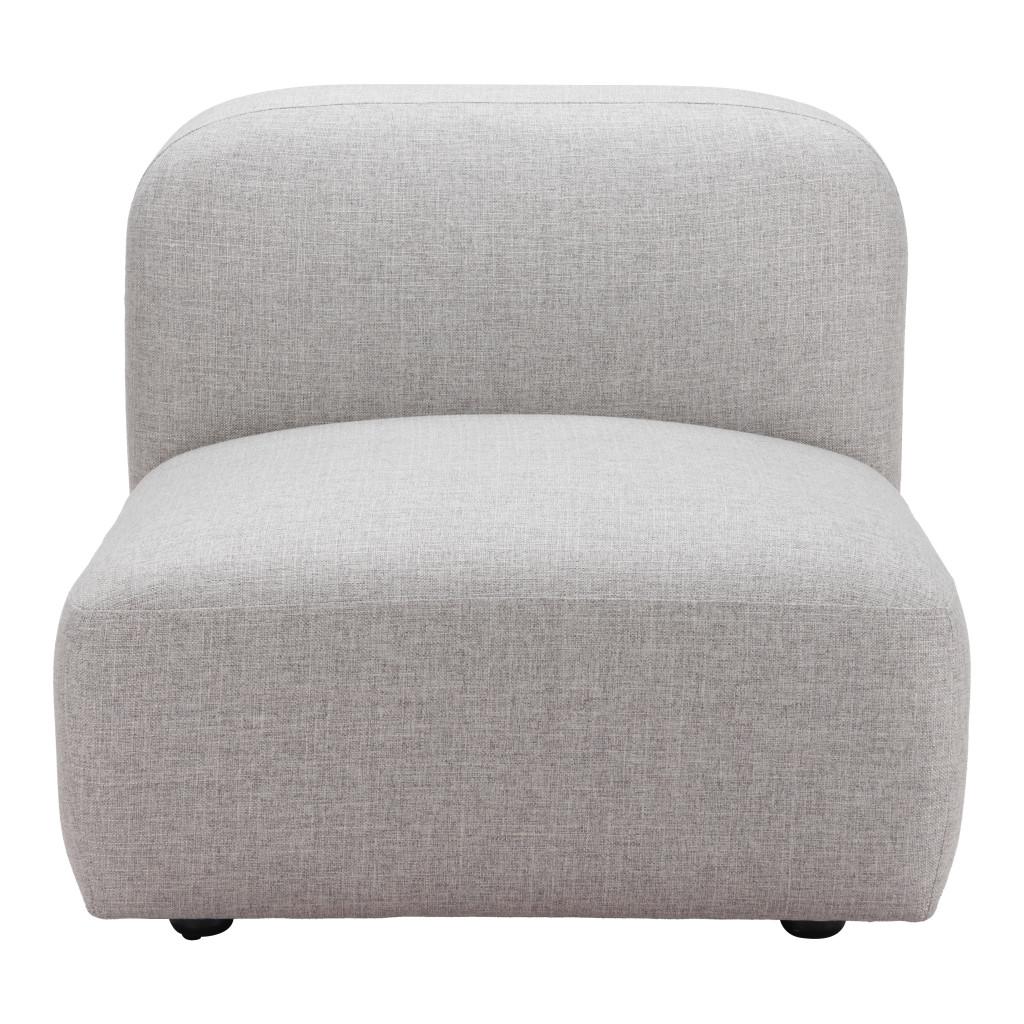 ZUO Biak Middle Chair Gray