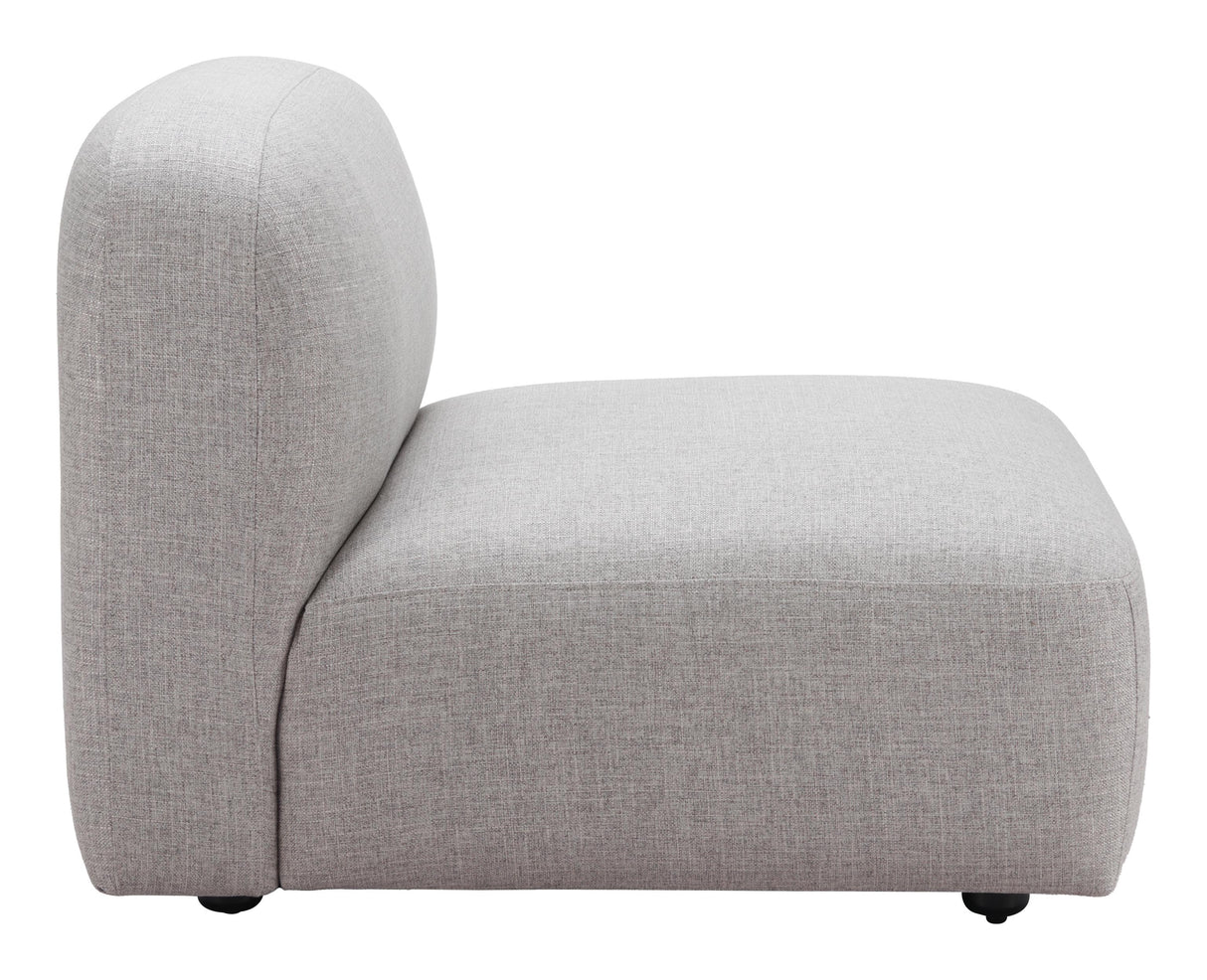 ZUO Biak Middle Chair Gray