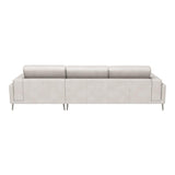 ZUO Bliss RAF Chaise Sectional Beige