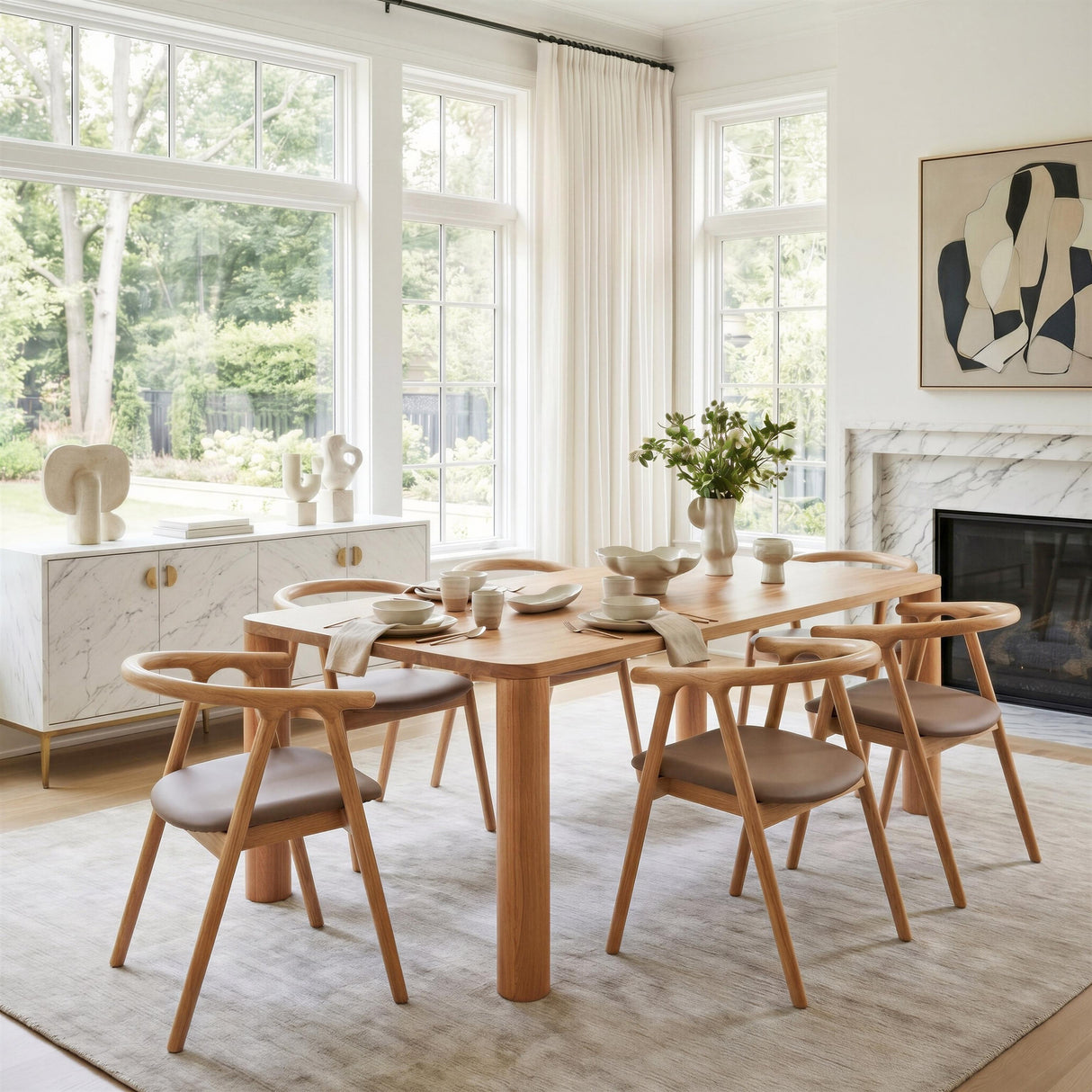 ZUO Eazy Dining Table Natural