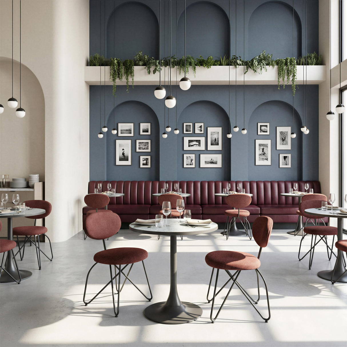 ZUO Bite Bistro Table Gray & Black