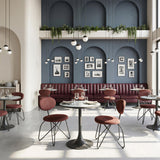 ZUO Bite Bistro Table Gray & Black