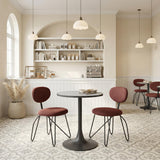 ZUO Bite Bistro Table Gray & Black
