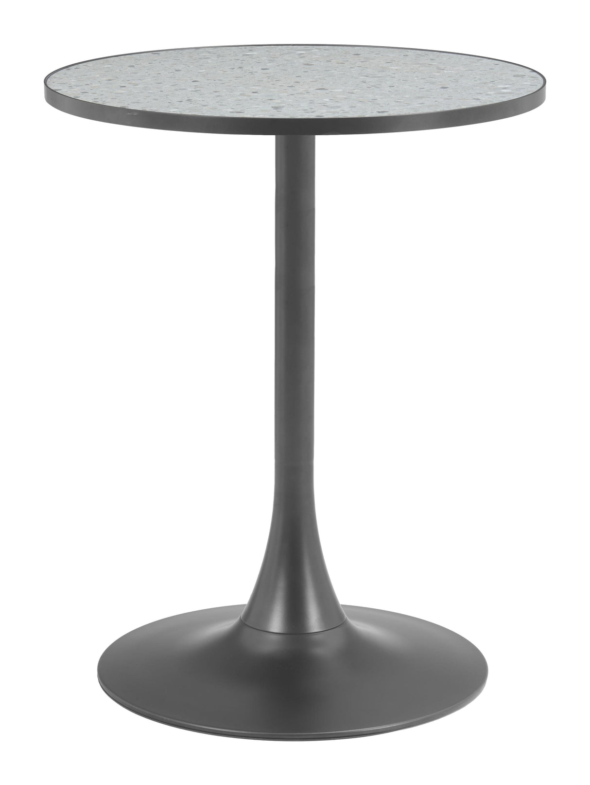 ZUO Bite Bistro Table Gray & Black