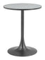 ZUO Bite Bistro Table Gray & Black