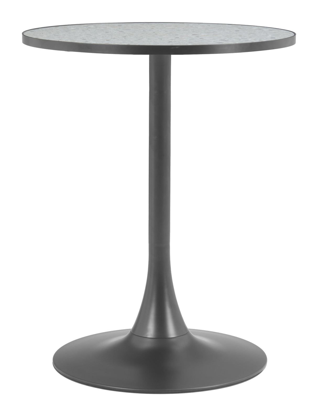 ZUO Bite Bistro Table Gray & Black