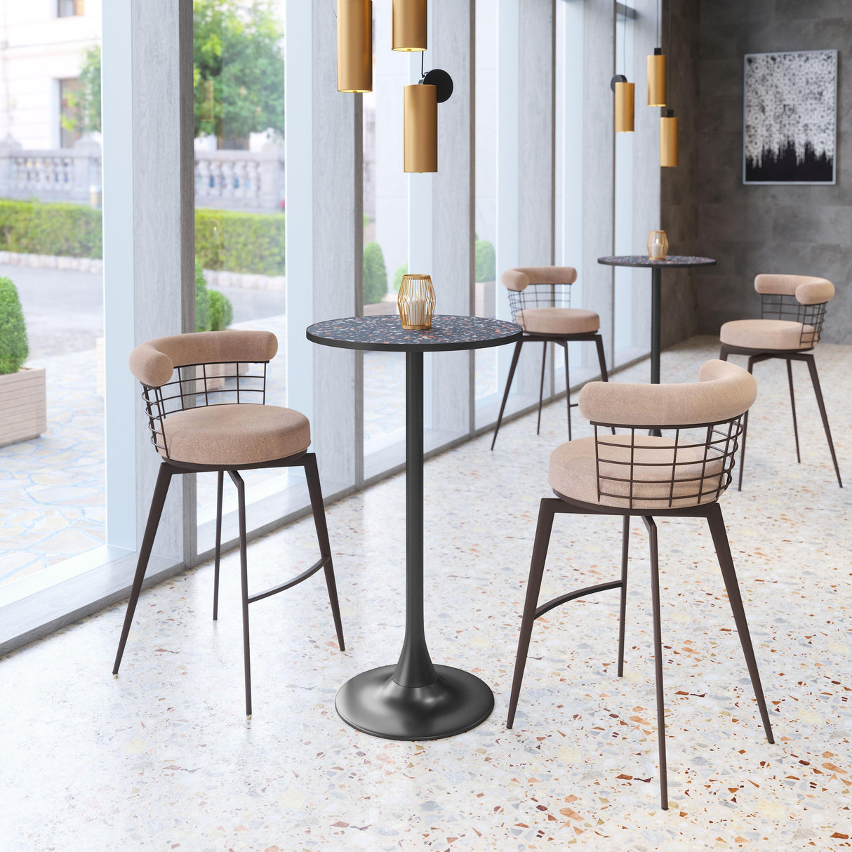 ZUO Bite Bar Table Black