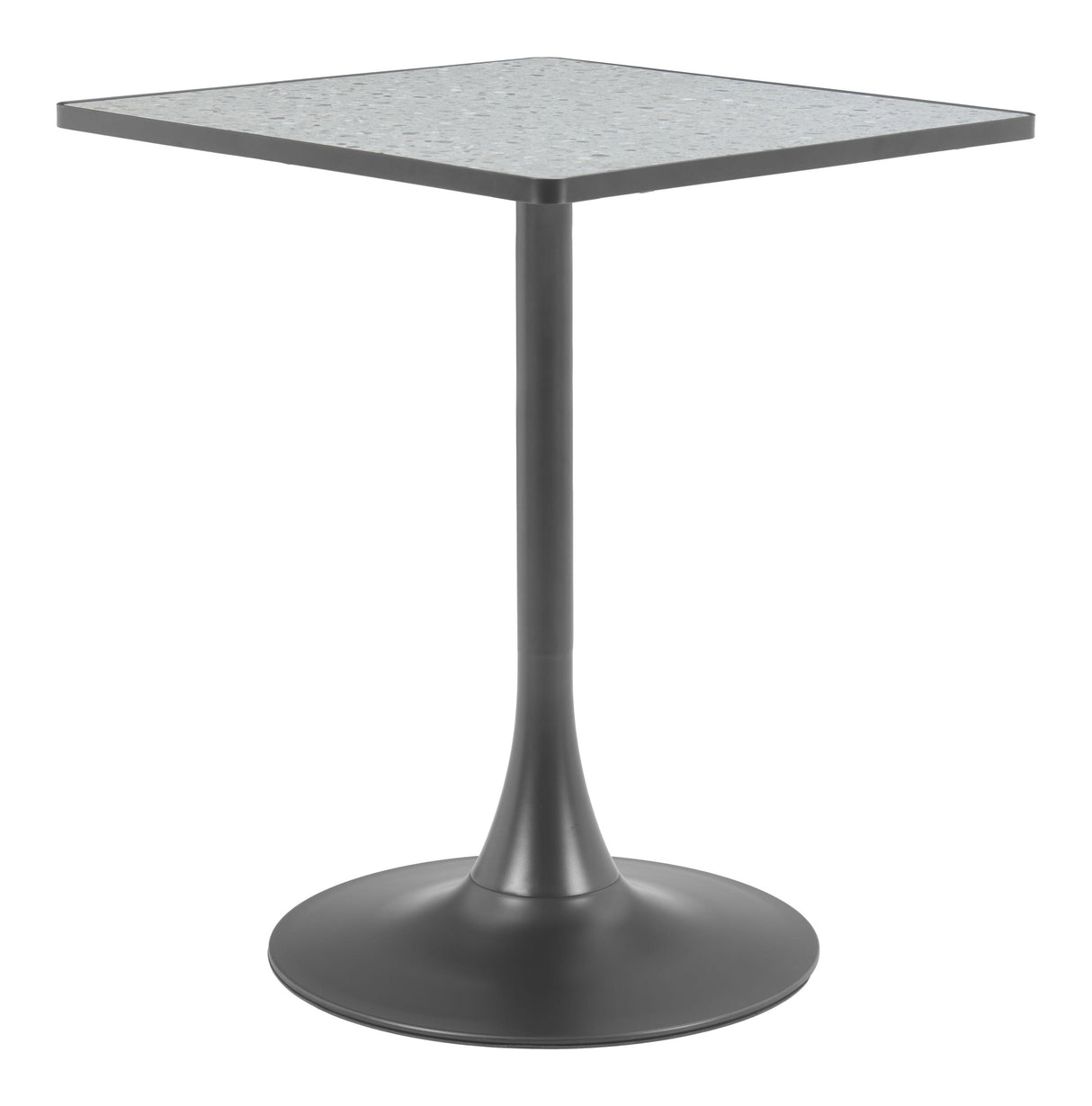 ZUO Spot Bistro Table Gray & Black
