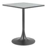 ZUO Spot Bistro Table Gray & Black