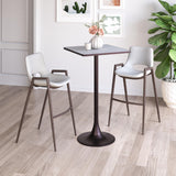 ZUO Spot Bar Table Gray & Bronze