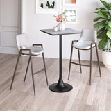 ZUO Spot Bar Table Gray & Black