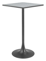ZUO Spot Bar Table Gray & Black