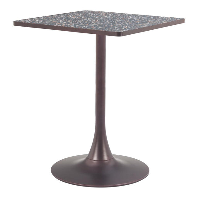 ZUO Spot Bistro Table Black & Bronze