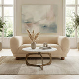 ZUO Boet Loveseat Taupe
