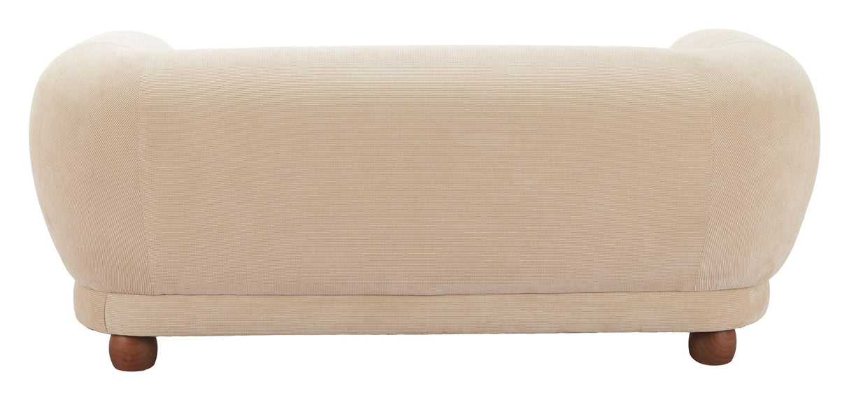 ZUO Boet Loveseat Taupe