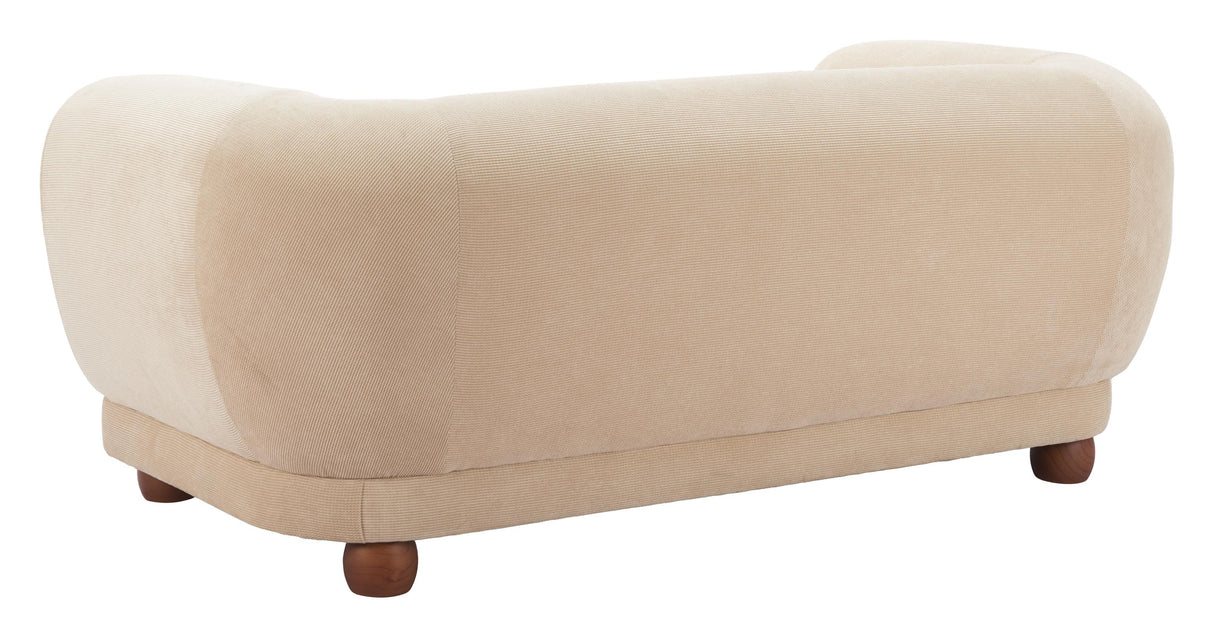 ZUO Boet Loveseat Taupe