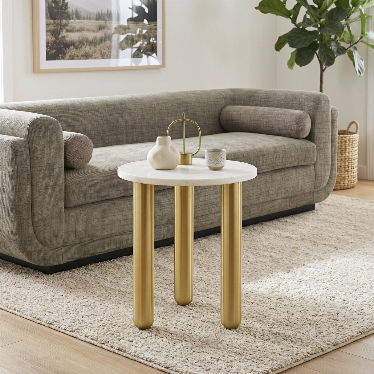ZUO Sereneu Sofa Green Tweed