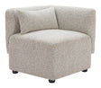 ZUO Simu Corner Chair Dune Greige