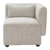 ZUO Simu Corner Chair Dune Greige