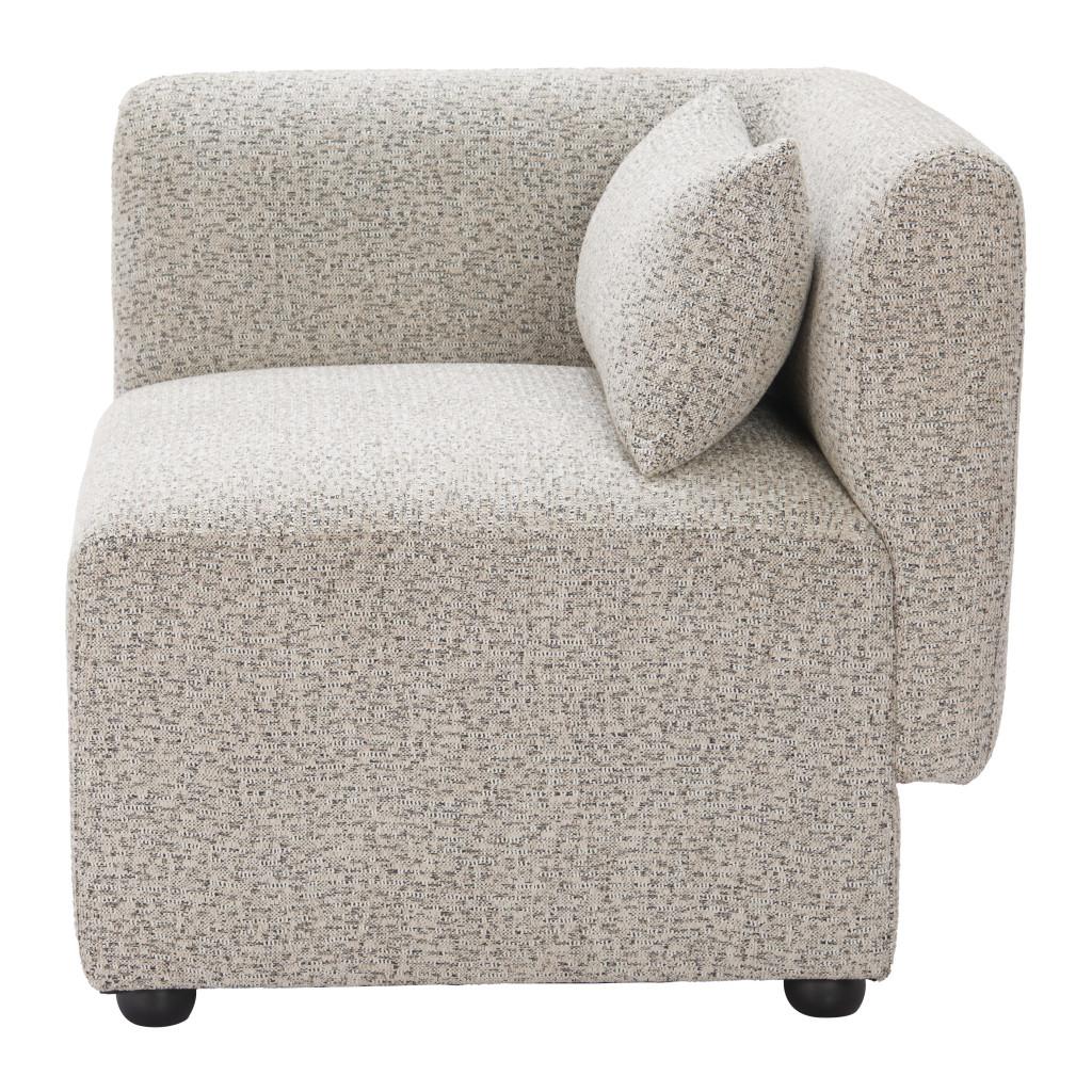 ZUO Simu Corner Chair Dune Greige