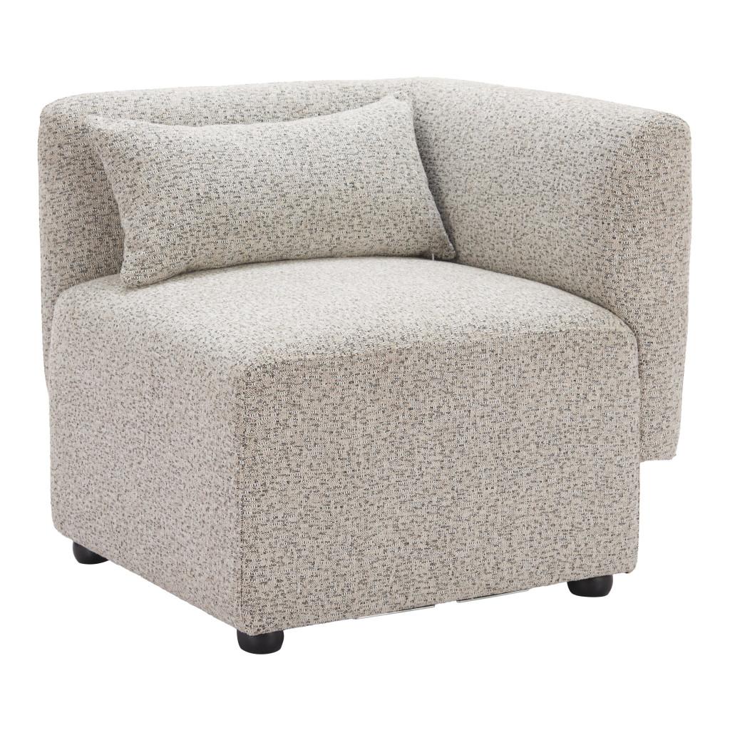 ZUO Simu Corner Chair Dune Greige