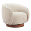 ZUO Vinta Swivel Chair Beige