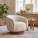 ZUO Vinta Swivel Chair Beige