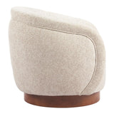 ZUO Vinta Swivel Chair Beige