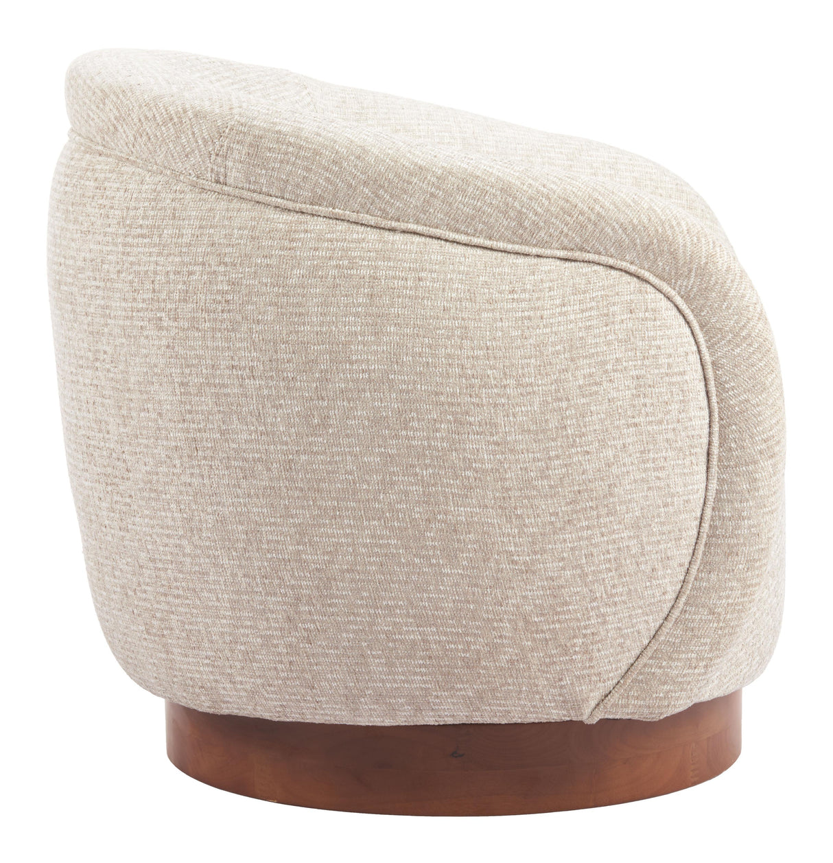 ZUO Vinta Swivel Chair Beige