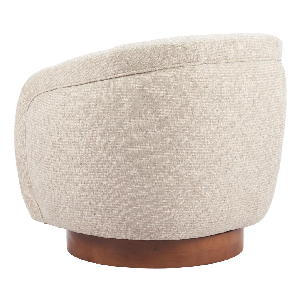 ZUO Vinta Swivel Chair Beige
