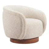ZUO Vinta Swivel Chair Beige