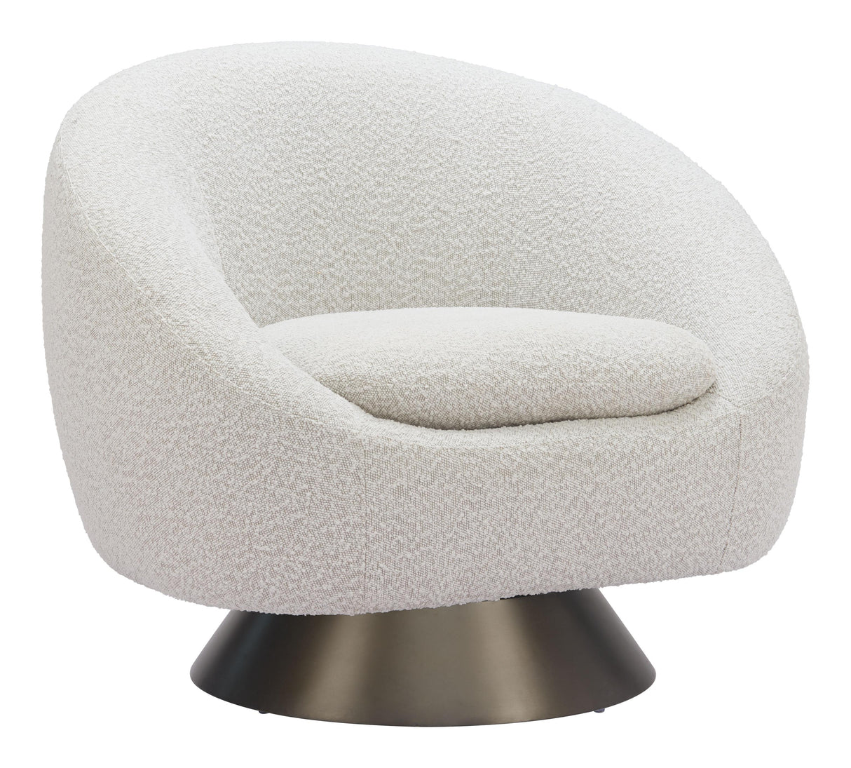 ZUO Modan Swivel Chair Misty Gray