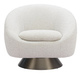 ZUO Modan Swivel Chair Misty Gray