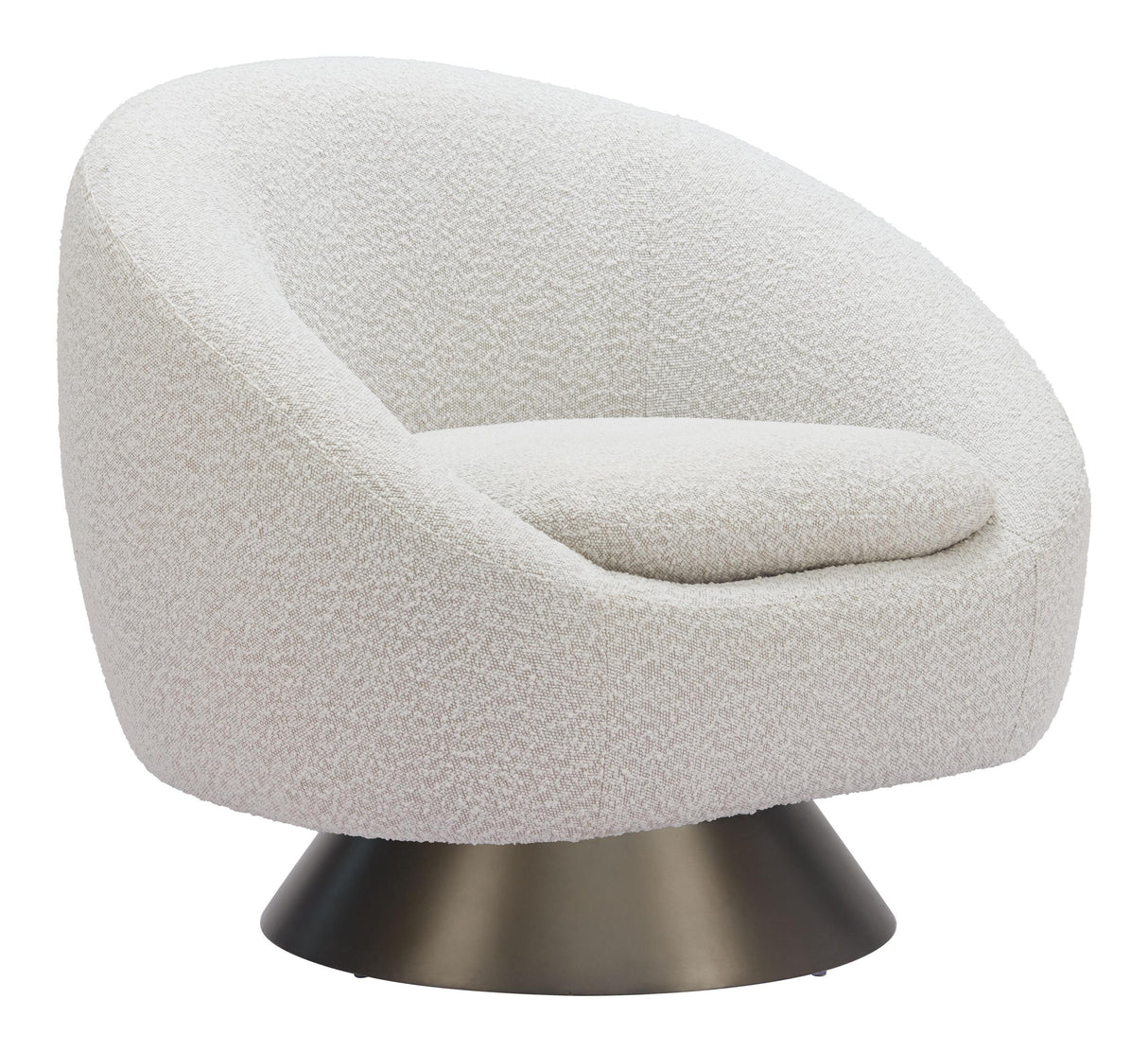ZUO Modan Swivel Chair Misty Gray
