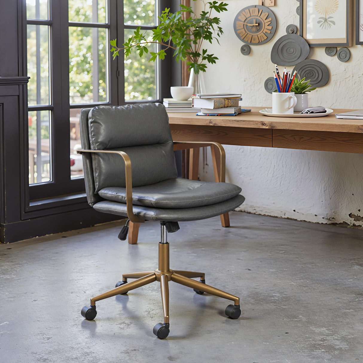 ZUO Birao Office Chair Gray
