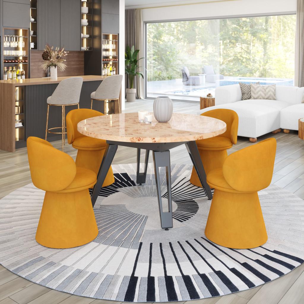 ZUO Burl 2 in 1 Table Natural