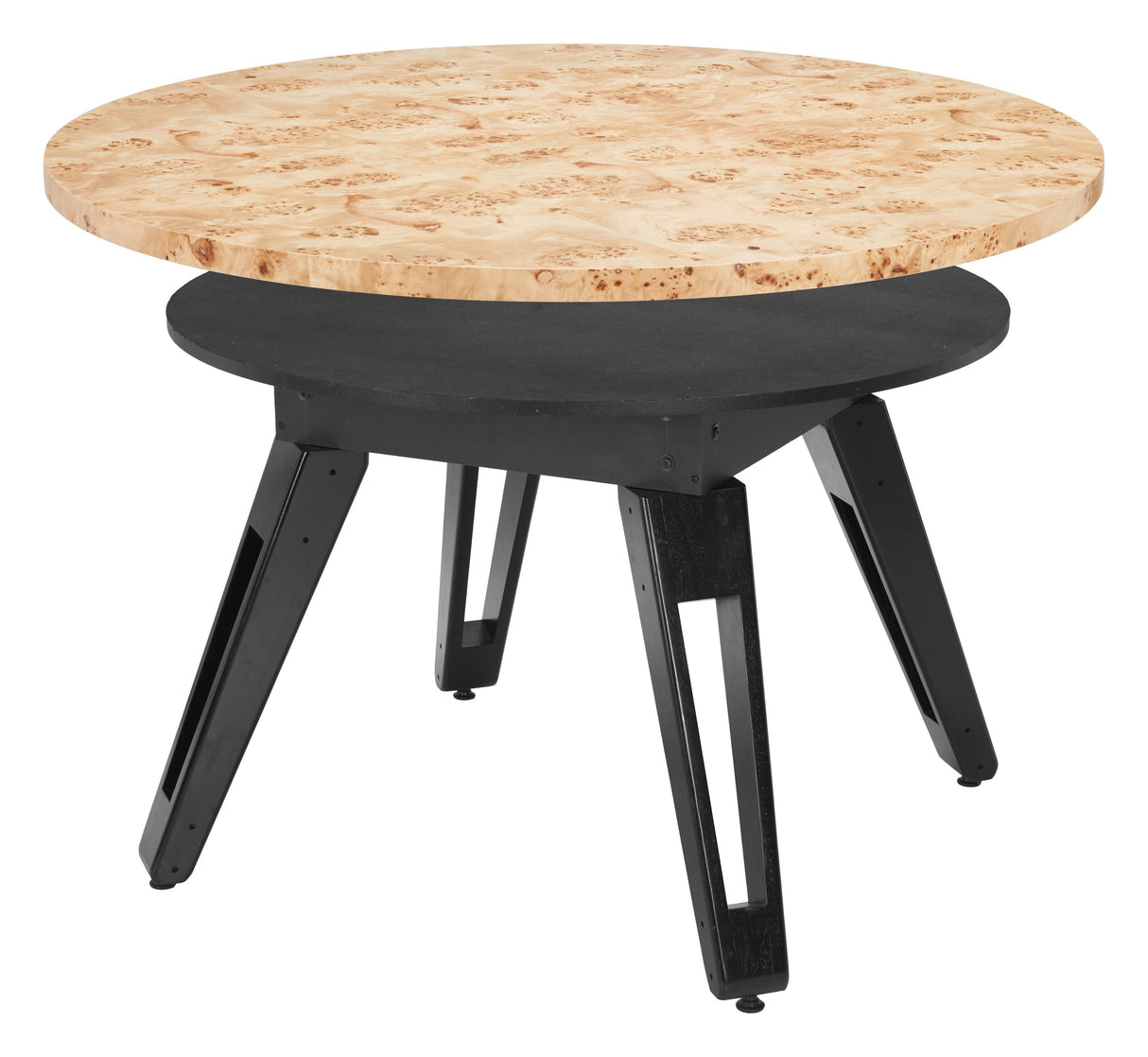 ZUO Burl 2 in 1 Table Natural